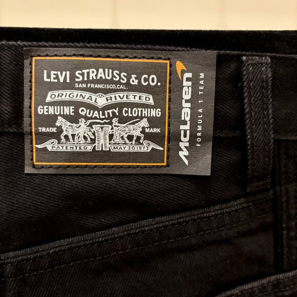 Levi's x McLaren Formula 1 Jeans - Black - Women's Size: 25 - Picture 5 of 9